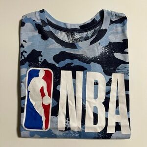 NBA Blue Camo Print T-Shirt Men’s 
Size Small, Brand New With Tags.